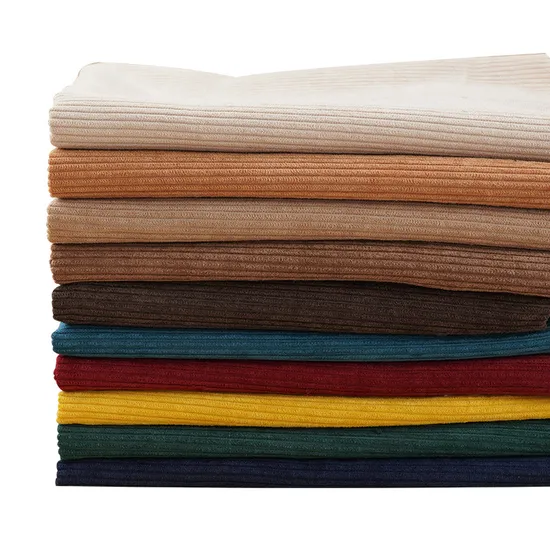 Upholstery 6W Corduroy Fabric Print 8 Wale Fabric for Bag